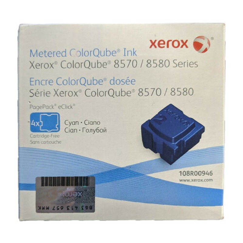 Xerox 108R00946 Mavi Orjinal Toner 4lü Paket - ColorQube 8570 T11639 Xerox 108R00946 Mavi Orjinal Toner 4lü Paket - ColorQube 8570 T11639